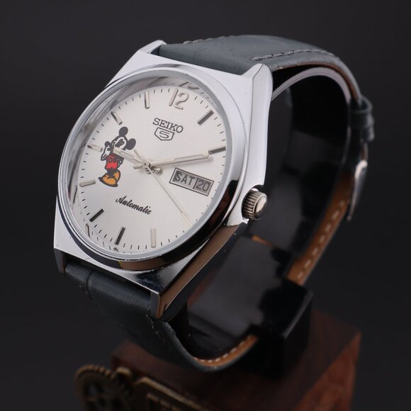 Vintage Seiko Mickey Mouse Automatic Japanese Movement D/D Men's Wrist Watch - Picture 2 of 14